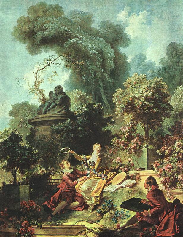 The Lover Crowned, Jean-Honore Fragonard